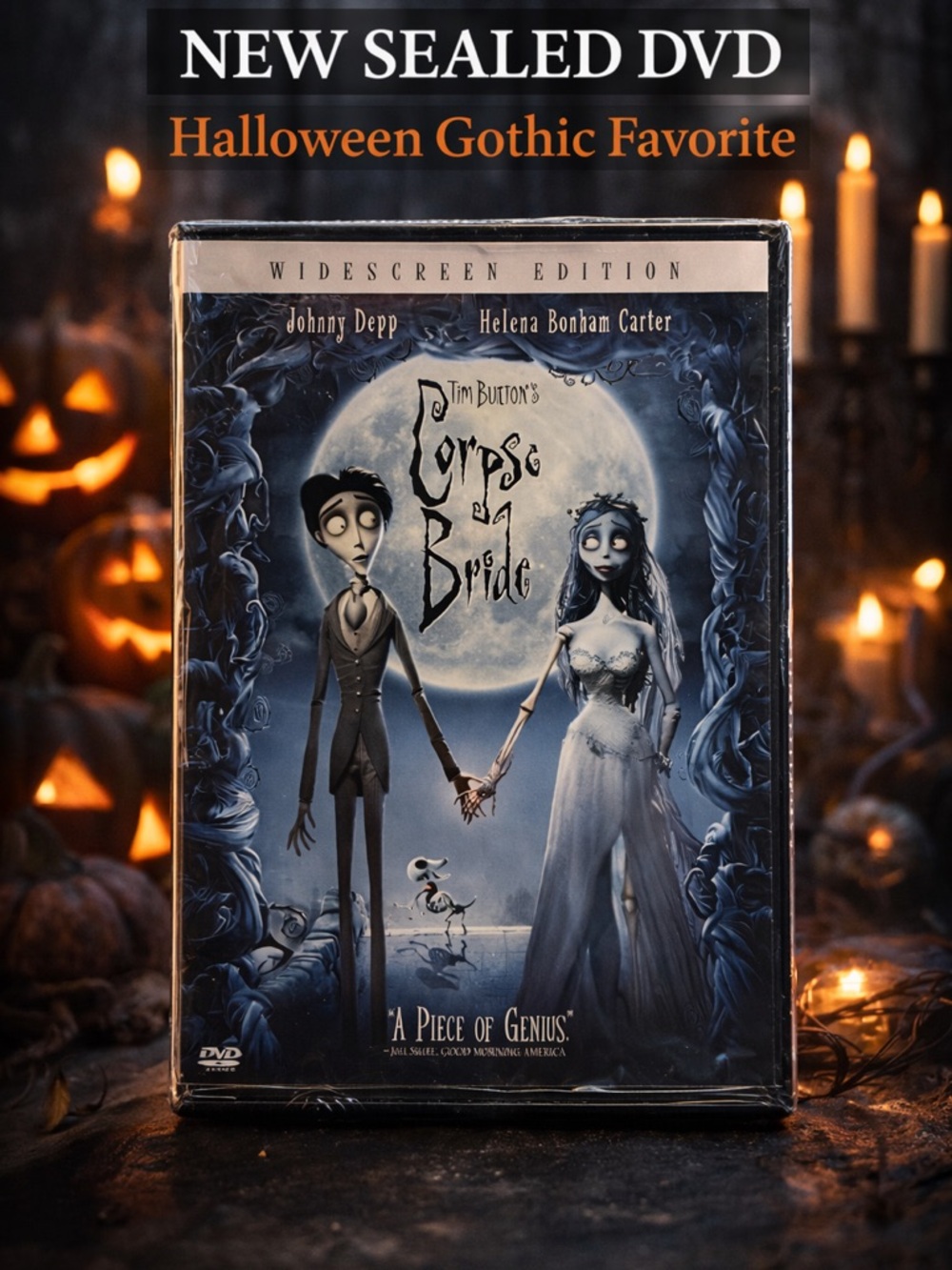 Tim Burton’s Corpse Bride DVD Widescreen Edition SEALED NEW Johnny Depp